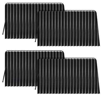 Produktbild von Sonnenschutz Auto Vorhang 4 Stück Magnetisch UV-Schutz Hitzeschutz Privatsphäre Schwarz