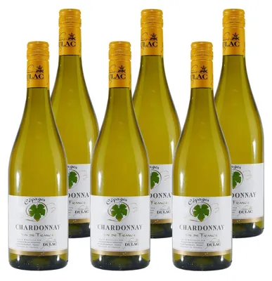 Produktbild von Dulac Cépages Chardonnay Vin de France - Weißwein (6 x 0,75L)