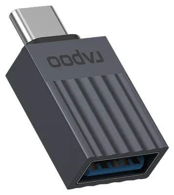 Zdjęcie produktu dla Rapoo UCA-1001, USB Type-C, USB 3.2 Gen 1 (3.1 Gen 1), Męski, Czarny, 5 Gbit/s, 32 mm
