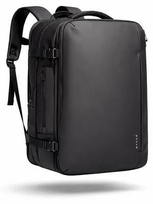 Productafbeelding van CarryQuest® - B-Pro Reisrugzak 45L, uitbreidbaar, zwart