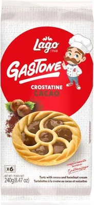 Produktbild von Lago Gastone Crostatine Cacao 6x40g