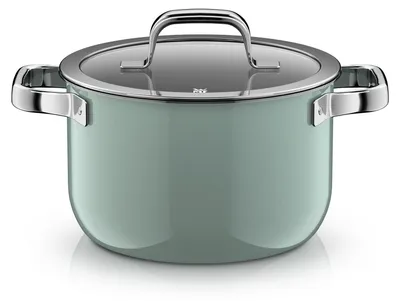 Produktbild von WMF Fusiontec Mineral Pro, Kochtopf mit Deckel, 20 cm, Eucalyptus Haze 3201114170 4000530760661