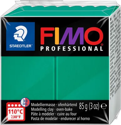 Zdjęcie produktu dla STAEDTLER® 8004-500 Masa modelarska Fimo prof 85 g, zielona