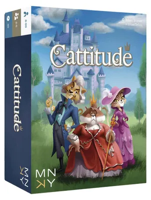 Produktbild von MNKY Entertainment Kartenspiel Cattitude strategisches Spiel für Kinder