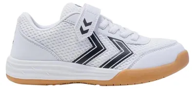 Immagine prodotto di Hummel - "Multiplay Flex Vc", scarpe da ginnastica da palestra per bambini, modello GT22243 (34,5 EU) (bianco/nero)