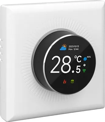 Productafbeelding van Slimme WiFi-thermostaat met wekelijkse programmeerfunctie voor elektrische verwarming, 16A, met knop, app-bediening en spraakbesturing
