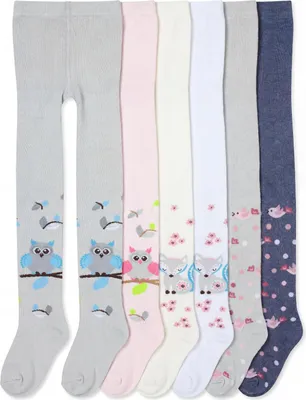 Produktbild von TupTam Mädchen Strickstrumpfhosen Bunt Gemustert 6er Pack, Farbe: Farbenmix 7, Größe: 62-74