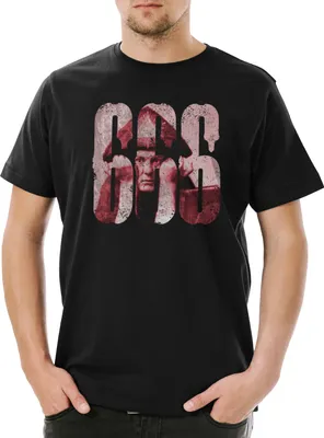 Produktbild von Urban Backwoods 666 Aleister Crowley, Herren T-Shirt, Farbe: Schwarz, Größe: 4XL