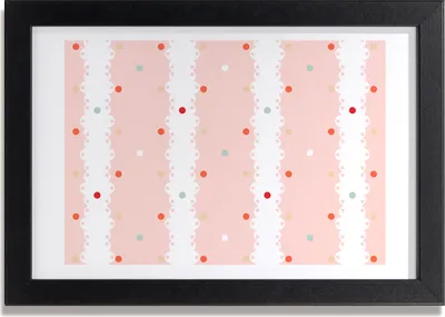 Produktbild von Bild 30x20 MDF-Rahmen, Wandkunst Bunte Punkte Hintergrund