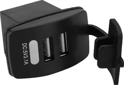 Produktbild von Auto-USB-Ladegerät, Autoladegerät-Adapter, Dual-USB-Autoladegerät, wasserdichtes Autoladegerät, USB-Autoladegerät