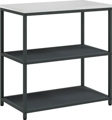 Image de Rangement de cuisine HATTEM Anthracite 90 x 50 x 92 cm Acier