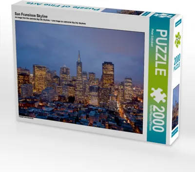Produktbild von CALVENDO Puzzle San Francisco Skyline | 2000 Teile Lege-Größe 90x67cm Foto-Puzzle für glückliche Stunden