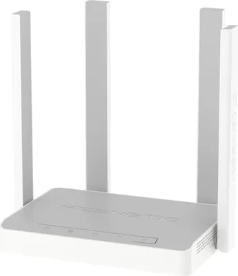 Produktbild von Keenetic Runner 4G (KN-2212) N300 Mesh-WLAN-4G-Router mit einem 4-Port-Smart-Switch, Wi-Fi 4 (802.11n), Einzelband (2,4GHz), Ethernet/LAN, 4G, Grau, Weiß, Tabletop-Router