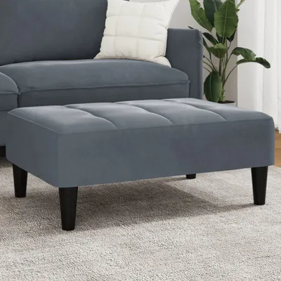 Produktbild von Möbel Fußhocker Dunkelgrau 77x55x31 cm Samt - Fußhocker 4007367