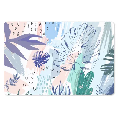 Produktbild von MuchoWow® Mauspad Mousepad Sommer - Blatt - Grün 27x18 cm - Mousepads - Maus Mat - Pad - Mausunterlage - Büroartikel - Desk Matten