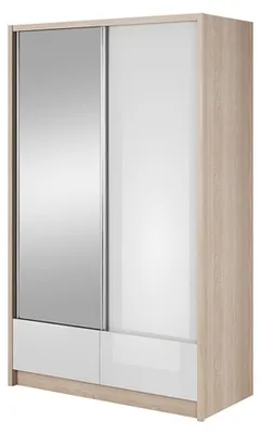Obrázok produktu pre Šatníková skriňa 130 cm Policová skriňa Archív Posuvné dvere Posuvné dvere Kancelária