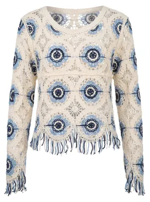 Produktbild von ALEIDA damen pullover - blau, XS