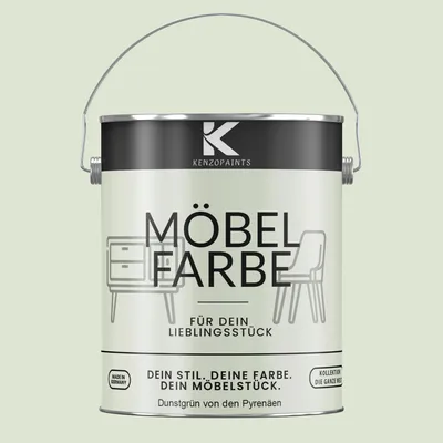 Produktbild von Kenzopaints 2,5Liter Möbelfarbe Möbellack - Dunstgrün von den Pyrenäen