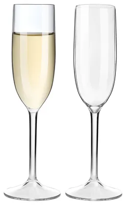 Champagnegläser 170 ml, 2er-Set, Tritan-Kunststoff, spülmaschinenfest