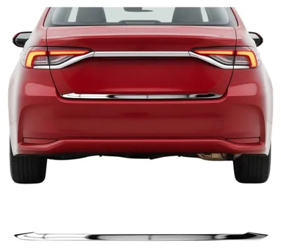 Image de Garniture de Hayon Coffre pour Toyota Corolla Berline 2019-2025 acier inox, Image générée par une IA
