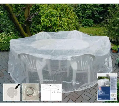 Immagine prodotto di Coperchio di protezione Wehncke per gruppi di sedute rotonde - 320x93 cm; 79274