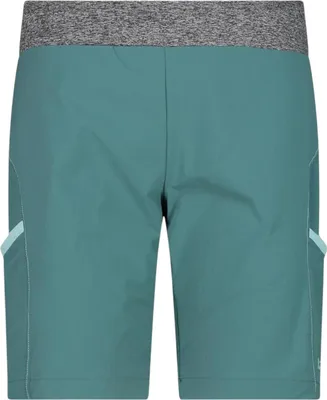 Immagine prodotto di Bermuda da trekking elasticizzati CMP da ragazza con funzione Dry verde 128