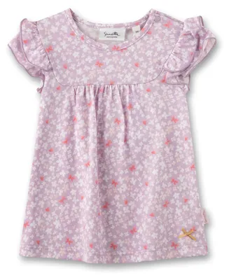 Produktbild von Sanetta Fiftyseven Mädchen-Kleid kurzarm lila Blumen 62