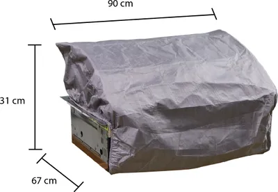 Produktbild von Winza Outdoor Covers - Grillzubehör - Grillschutzhüllen - Premium Grillabdeckung - BBQ Einbau - 90x67x31 cm