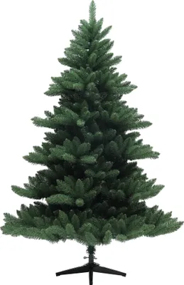 Produktbild von HOMCOM Künstlicher Weihnachtsbaum, 180 cm Christbaum mit 880 Spitzen, faltbar Stahlfuß, flammhemmend, für Weihnachten Deko, Indoor, Grün