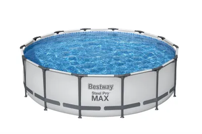 Produktbild von Pool Bestway® Steel Pro MAX 56950, Kartuschenfilteranlage, Leiter, Abdeckplane, 427x107 cm