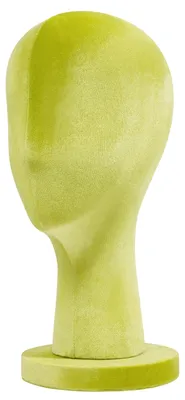 Obrázek produktu pro Ženská hlava manekýny, realistický vzhled, lehká konstrukce, zelená barva