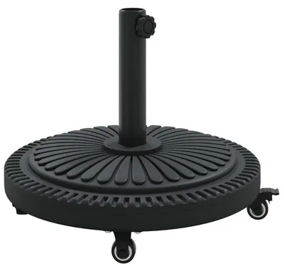 Produktbild von Sonnenschirmständer mit Rollen für Ø38-48 mm Stangen, 13 kg Metall