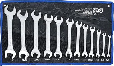 Produktbild von Schaarset 6 x 7-30 x 32 mm 12-teilig, metrisch-imperiales