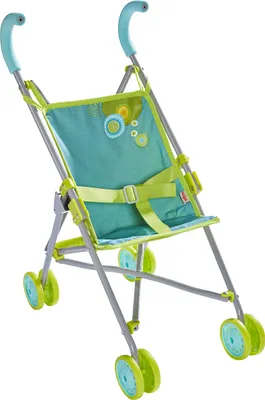 Produktbild von HABA 306208 - Puppenbuggy Sommerwiese, Puppen Zubehör ab 3 Jahren, 25 x 25 x 63 cm