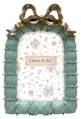 Produktbild von Clayre & Eef Bilderrahmen Grün Kunststoff
