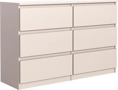 Produktbild von Mobelsta Kommode, Schrank mit Schubladen, Modernes Sideboard, Schubladenschrank, Kommodenschrank, Kaschmir 120x78,5x39 cm