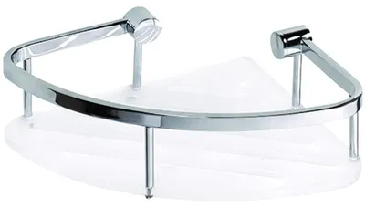 Image de Bemeta CYTRO étagère d'angle acrylique blanc
