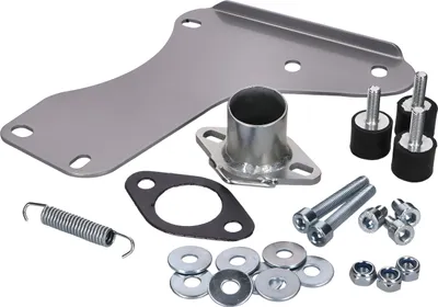 Zdjęcie produktu dla Zestaw montażowy wydechu Tecnigas RS II do Piaggio, Gilera 125-180cc 2-suwowy, Aprilia SR 125-150 2-suwowy