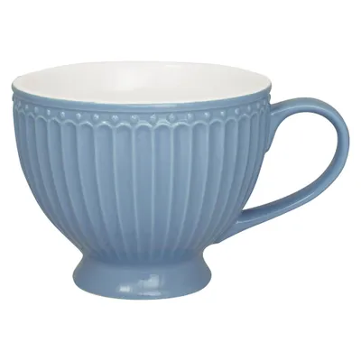 Immagine prodotto di Greengate tazza da tè ALICE SKY BLUE Tazza da tè in Vetroceramica blu con manico 400 ml
