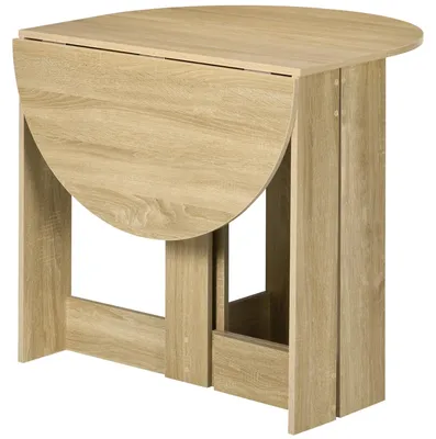 Produktbild von Klappbarer Kš¹chentisch mit 2 Ausziehplatten, Klapptisch fš¹r 2šC4 Personen, 104 x 76 x 73,7 cm, Eiche