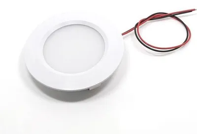 Zdjęcie produktu dla Wbudowana lampa LED – 4500 K – naturalne białe światło – 12 V – 3 W – idealna do łazienek i kuchni