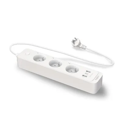 Obrázek produktu pro TP-Link Tapo P300, 3 AC zásuvky / AC zásuvek, Type F (CEE 7/4), 1,5 m, Kabelový a bezdrátový, Bílá, Bílá