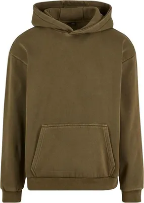 Produktbild von Urban Classics Kapuzenpullover Herren Vintage Heavy Hoodie oliv S