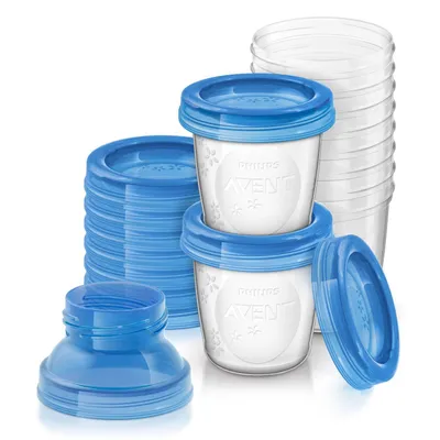 Produktbild von Philips Avent 22-tlg. Mehrwegbecher-Set für Muttermilch