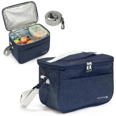 Produktbild von Thermotasche 7,5 L Kühltasche wasserdicht ideal für Camping & Reisen Blau