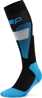 Produktbild von CEP ski merino socks, tall, 3.0, men black/blue black/blue V