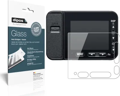 Produktbild von 2x Schutzfolie für Sony DSC-RX0M2 - Anti-Shock 9H Folie dipos Glass Kunststoffglas