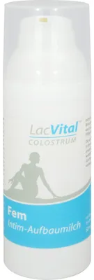 Produktbild von LacVital Colostrum Fem Intim-Aufbaumilch regeneriert und beruhigt gereizte Schleimhaut und wirkt vorbeugend gegen vaginale Infekte, 50 ml Creme