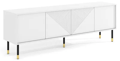 Produktbild von TV-Möbel Aglaé mit 4 Türen, Weiß, 180cm