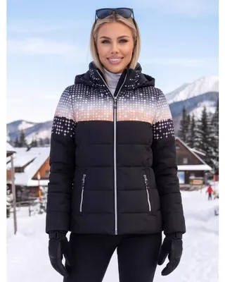 Zdjęcie produktu dla Damska kurtka zimowa KIXMI VANIKA CZARNY rozmiar: 4XL